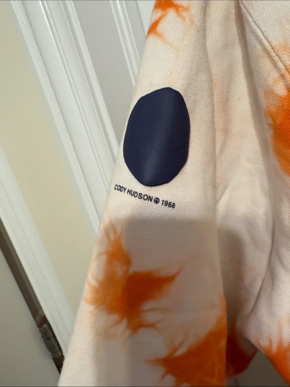 Jordan Chicago Cody Hudson CollabOrange & White Tie-Dye 'ALL ONE' Hoodie